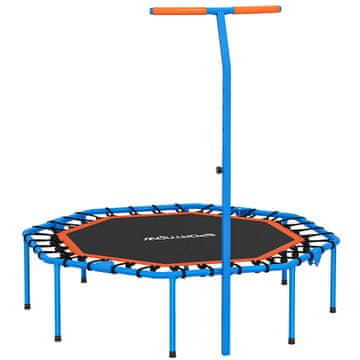 Homestar Fitness trampolin nastavljiva ročaja 128x120x98-126 cm modra
