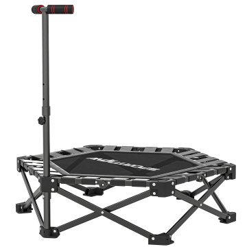 Homestar Fitness trampolin nastavljiva T palica 104x104x114 cm črna