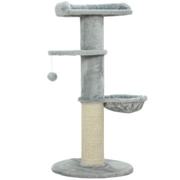 Homestar Mačje drevo večnivojsko 48x103,5 cm svetlo siva