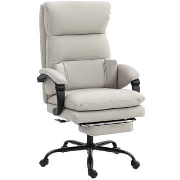 Homestar Pisarna stol višinsko nastavljiv 66x60x113-121 cm siva