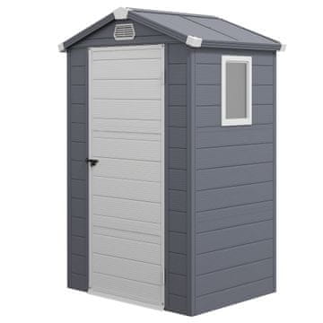 Homestar Vrtna uta 133x102x208 cm temno siva