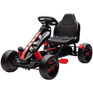 Homestar Otroški pedalni gokart 100x59x60,5 cm rdeč
