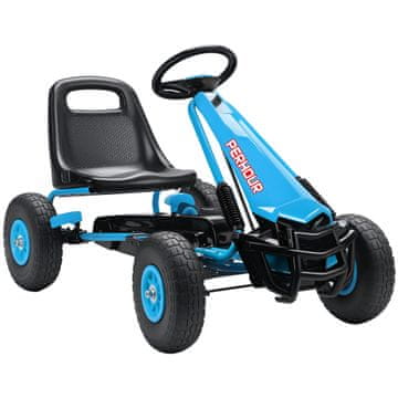 Homestar Otroški pedalni gokart 110x61x62 cm modre barve