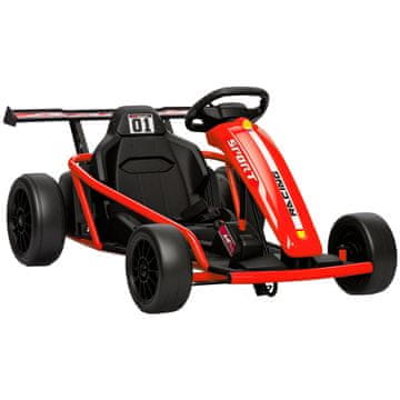 Homestar Električni gokart 119x77x54 cm rdeč