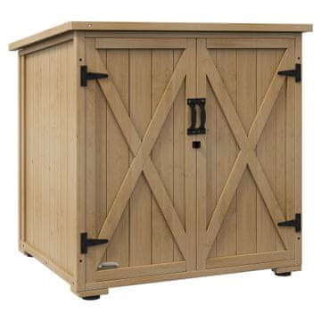 Homestar Zunanji shranjevalni zaboj 77,5x88x90 cm temno siva