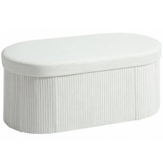 Homestar Shranjevalna klop 76x38x35 cm krem