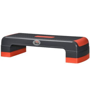 Homestar Stepper nastavljiv aerobni stepper 78x28x10 cm rdeč
