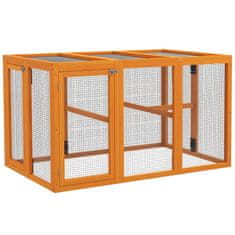 Homestar Piščančja kletka 140x84,5x80,5 cm oranžna