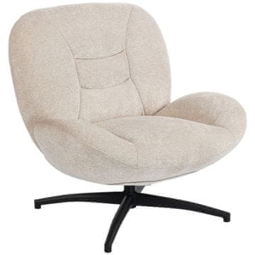 Homestar Vrtljiv poudarjeni stol 83x89x85 cm krem