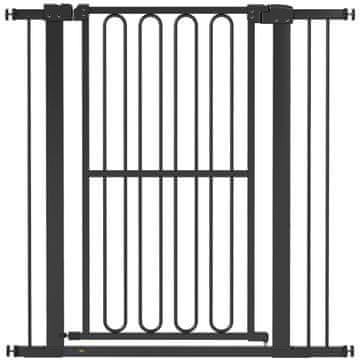 Homestar Pasja vrata 76-104x104 cm Črna