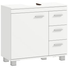 Homestar Kopalniška omarica 70x30x64 cm Bela