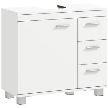 Homestar Kopalniška omarica 70x30x64 cm Bela