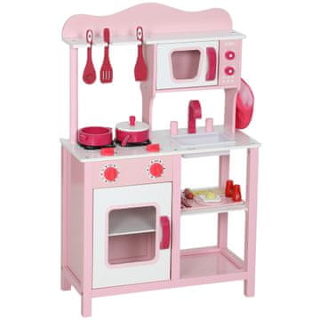 Homestar Igralna kuhinja 55x24x86 cm roza