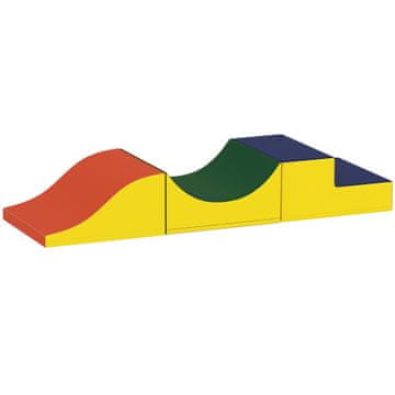 Homestar Komplet za plezanje in plazenje 3-delni 141x45,7x20,3 cm rumen