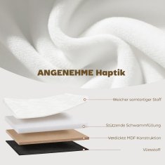 Homestar Shranjevalna klop 76x38x35 cm krem