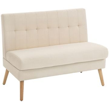 Homestar dvosedežna zofa 118x68x90 cm bež