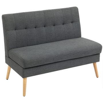 Homestar Dvosedna zofa 118x68x90 cm Siva