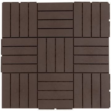 Homestar Zunanje ploščice 30x30x2 cm rjave