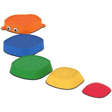 Homestar Set za ravnotežne stopnice, oblika žabe, 33,5x33,5x28 cm, večbarvno
