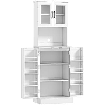 Homestar Kuhinjski omarica 60x39,5x180 cm bela
