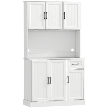 Homestar Kuhinjska omara 100x39,5x180,5 cm bela