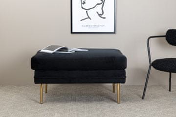 Venture Design Tabure Boom 90x70x49 cm črn in zlat