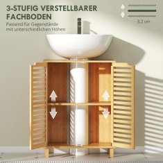 Homestar Kopalniška omarica 60x30x80 cm naravna