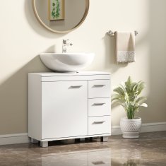 Homestar Kopalniška omarica 70x30x64 cm Bela