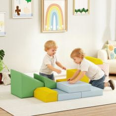 Homestar Set mehkih gradnikov za otroke 12 kosov 160x40x40 cm večbarvno