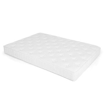 Costway Dvojna vzmetnica hibrid 140x200 cm bela