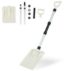 Costway Snežna lopata 26 cm široka bela