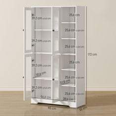 Homestar Kuhinjski element 90x35x172 cm, bel