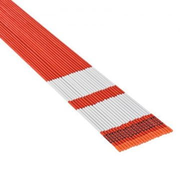 VEVOR Označevalci za dovoz 100 kosov 183x0.79 cm oranžni