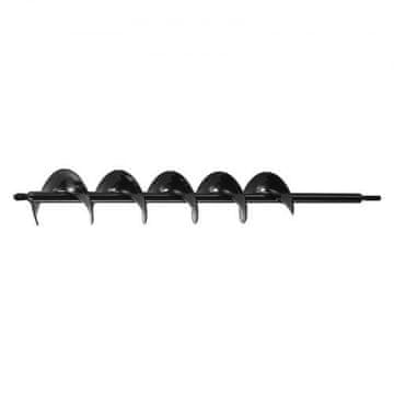 VEVOR Vrtalni sveder za vrt 80x600 mm črn