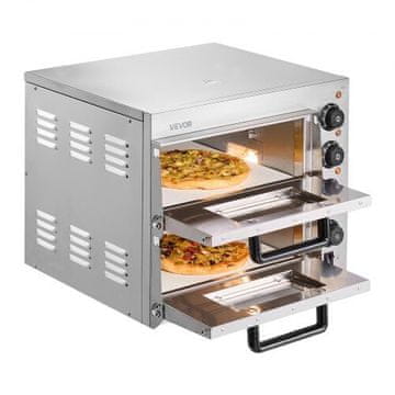 VEVOR Električna pečica za pico ZH-14M-2 54x53x43 cm srebrna