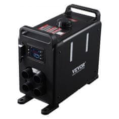 VEVOR Dieselski grelec zraka 8kW vse v enem, vertikalen, prenosni, 12V 24V, Bluetooth upravljanje, CO alarm