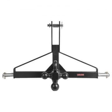 VEVOR Adapter za vlečno kljuko S-04 66x16.5x45 cm Črn