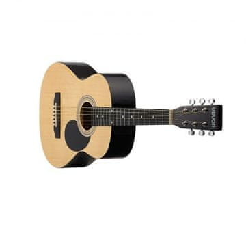 VEVOR Akustična kitara Dreadnought začetni komplet 99x36.6x9.5 cm naravna