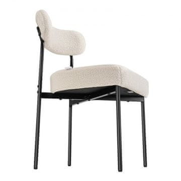 VEVOR Set 6 jedilnih stolov, 545x500x795 mm, bela