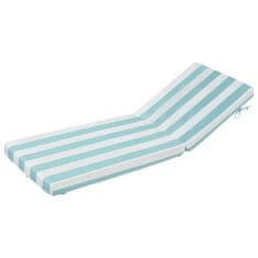 VEVOR Blazina za ležalnik 203x66x9.8 cm zelena, komplet 2 kosa
