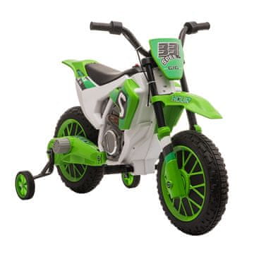 Homestar Otroški električni motor 106,5x51,5x68 cm zelena in bela