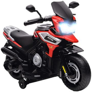 Homestar Električno motorno kolo za otroke 85,5x44,5x56 cm rdeče