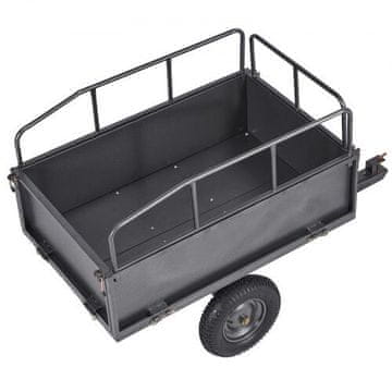 VEVOR Vrtni priklopnik 169x76x78 cm 272 kg Črn