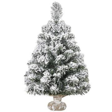 Homestar Umetna božična jelka 60 cm zelena in bela