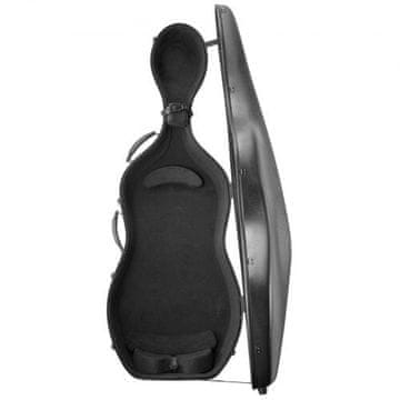 VEVOR Ovitek za violončelo 4/4 polna velikost 1370x530x320 mm črna