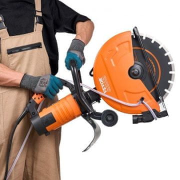 VEVOR Električna betonska žaga DC355 72x24x33 cm, rezilo 35.6 cm