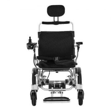 VEVOR Električni invalidski voziček JRWD6012 92.5x67x98 cm srebrne barve