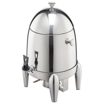 VEVOR Razpršilnik pijač 12L 28x28x52 cm srebrn