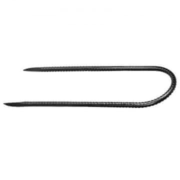 VEVOR U-oblikovani zatiči za armature 304.8x82.04 mm črni