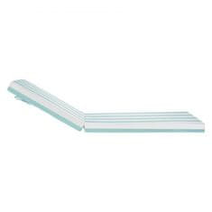 VEVOR Blazina za ležalnik 203x66x9.8 cm zelena, komplet 2 kosa